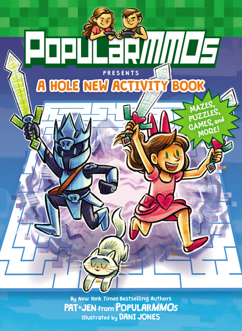PopularMMOs Presents A Hole New Activity Book: Mazes, Puzzles, Games, and More!, A Graphic Novel