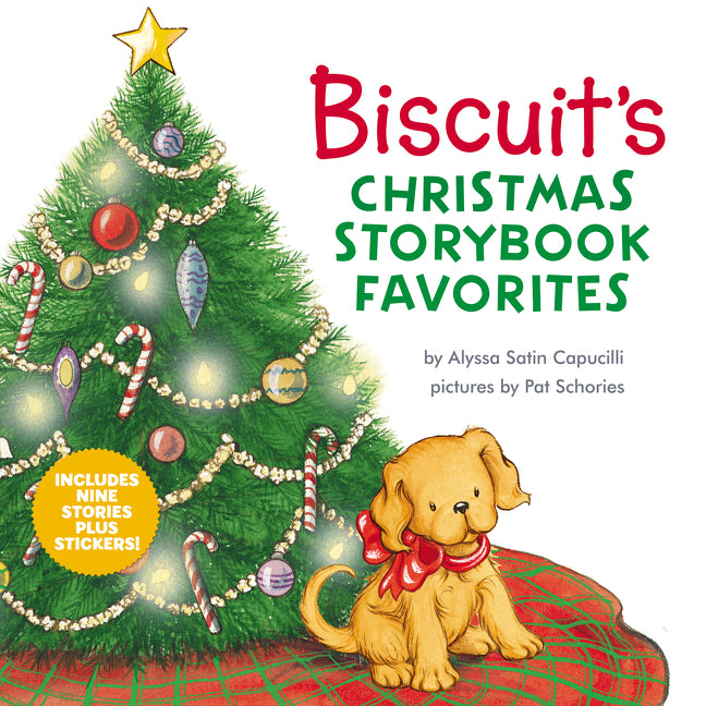 Biscuit’s Christmas Storybook Favorites: 9 Christmas Holiday Stories in 1 Book Plus Stickers for Dog Lovers