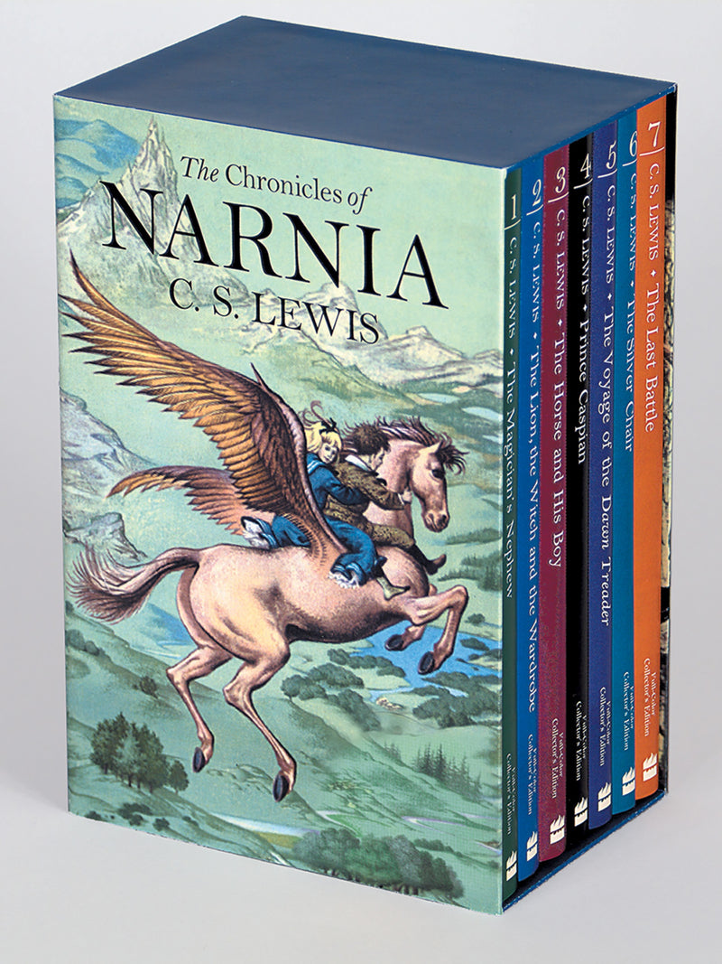 The Chronicles of Narnia Full-Color Paperback 7-Book Box Set: The Magician's Nephew, The Lion, the Witch and the Wardrobe, The Horse and His Boy, Prince Caspian, The Voyage of the Dawn Treader, The Silver Chair, The Last Battle