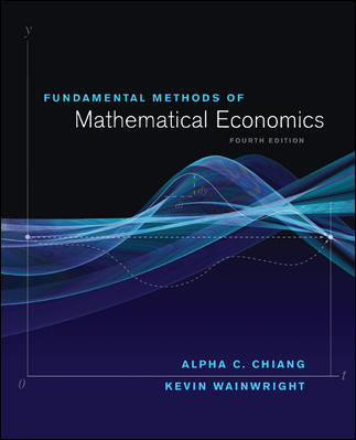 Fundamental Methods Of Mathematical Economics 4e