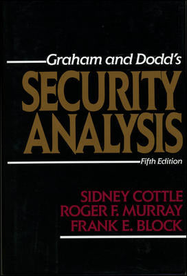 Security Analysis Fifth Edition 5e