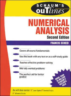 Schaums Outline Of Numerical Analysis 2e