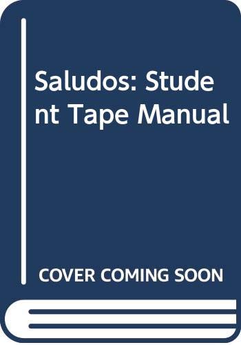 Saludos: Student Tape Manual Glencoe/McGraw-Hill School Pub Co