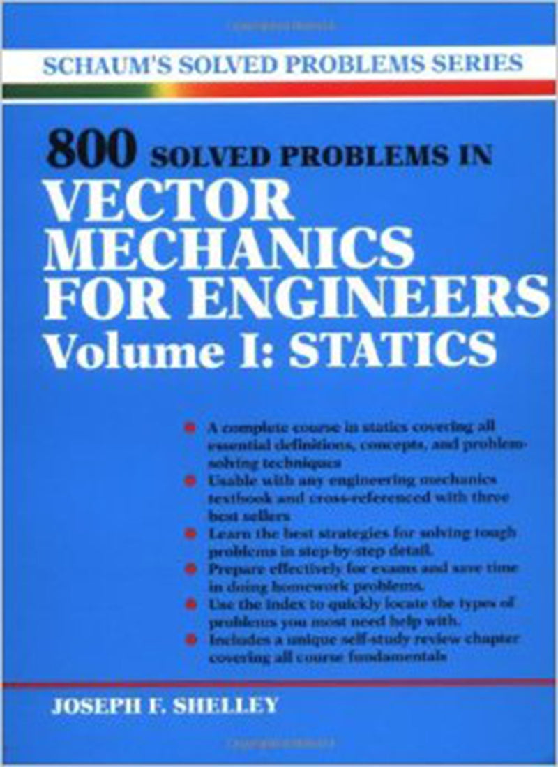 800 Solved Problems Invector Mechanics For Engineers Vol I Statics