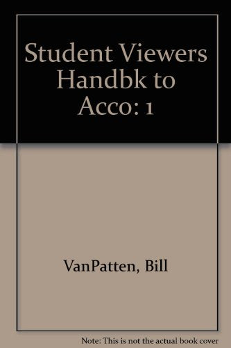 Student Viewer's Handbook to Accompany Destinos : Episodios 1-26 [Paperback] Bill VanPatten; Martha Alford Marks and Richard V. Teschner