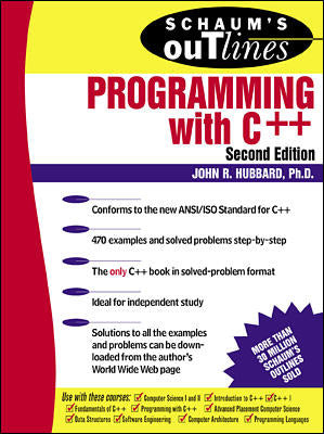 Schaums Outline Of Programming With C++ 2e