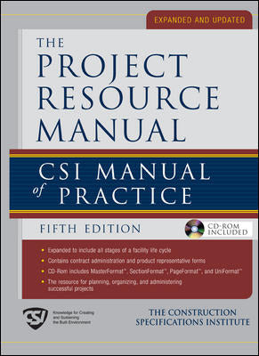 The Project Resource Manual Prm 5e