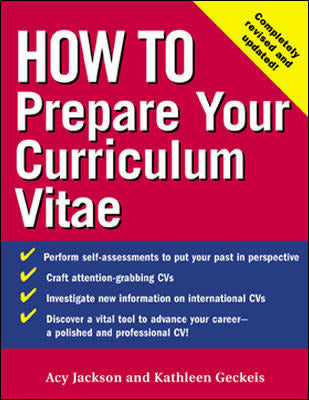 How To Prepare Your Curriculum Vitae 3e