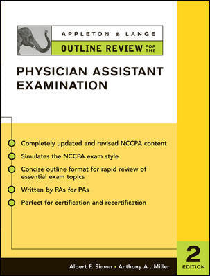 Appleton & Lange Outline Review For The Physician Assistant Examination Second Edition 2e