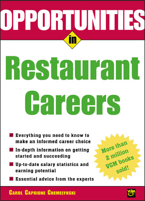 Opportunities In Restaurant Careers