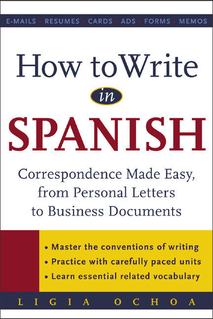 How To Write In Spanish