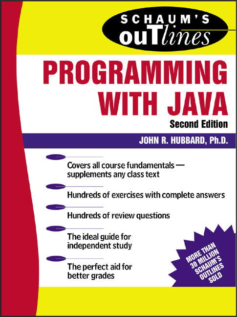 Schaums Outline Of Programming With Java 2e