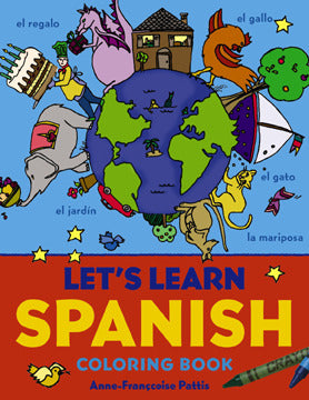 Lets Learn Spanish Coloring Book