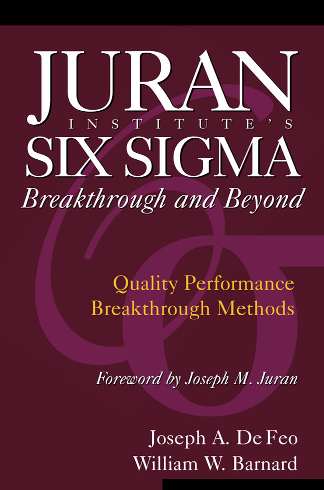 Juran Institutes Six Sigma Breakthrough & Beyond