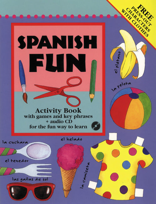 Spanish Fun Book + Audio Cd
