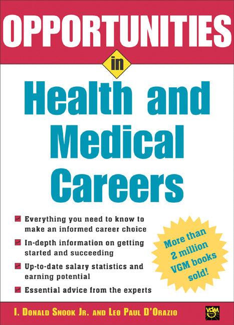 Opportunities In Health & Medical Careers