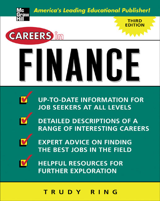Careers In Finance 3e