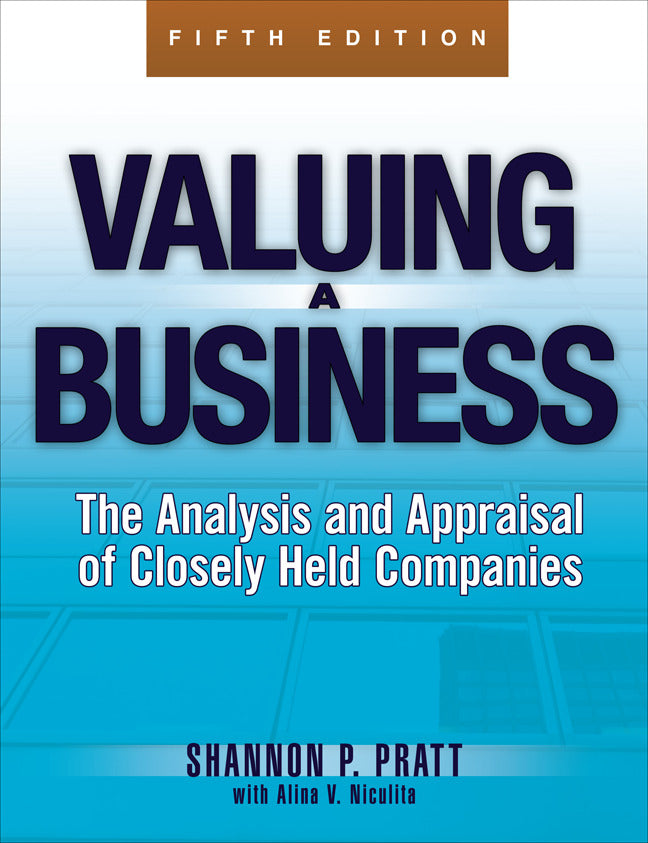 Valuing A Business 5th Edition 5e