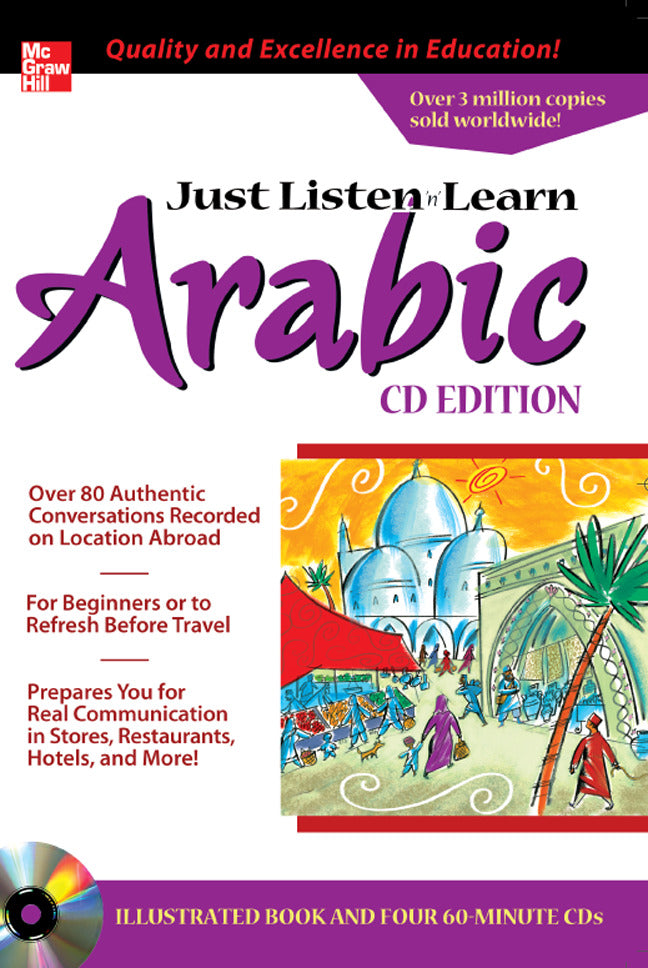 Just Listen N Learn Arabic 2e Package Book + 3cds 2e
