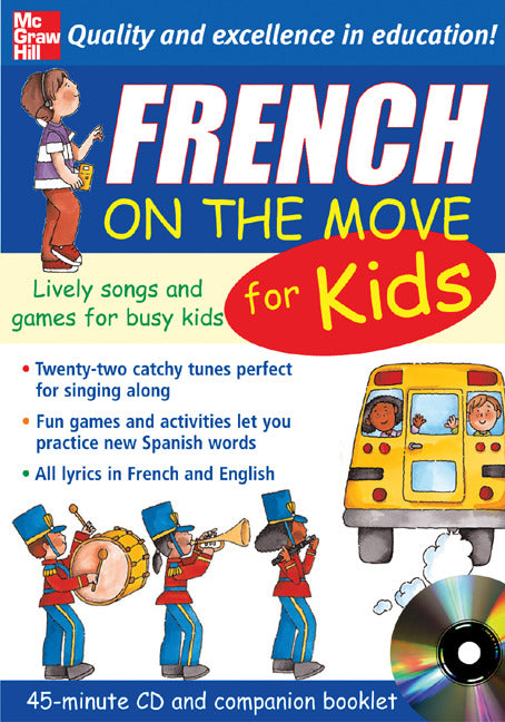 French On The Move For Kids 1cd + Guide 2e