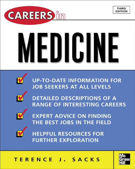 Careers In Medicine 3rd Ed. 3e