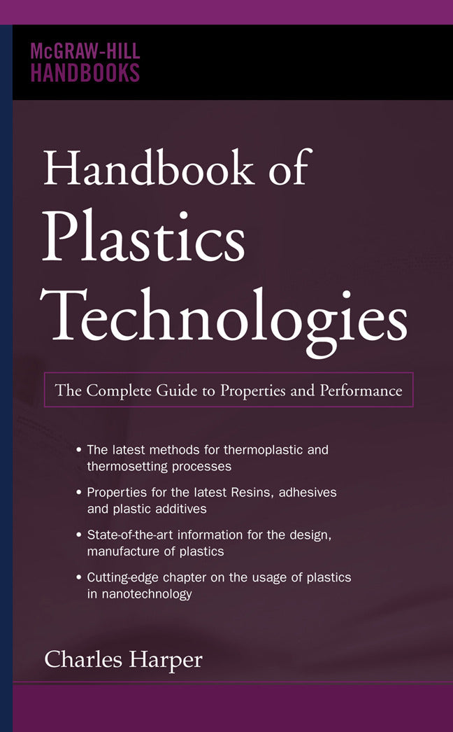 Handbook Of Plastics Technologies 2e