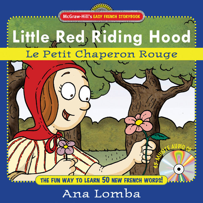 Easy French Storybook Little Red Riding Hood Book + Audio Cd