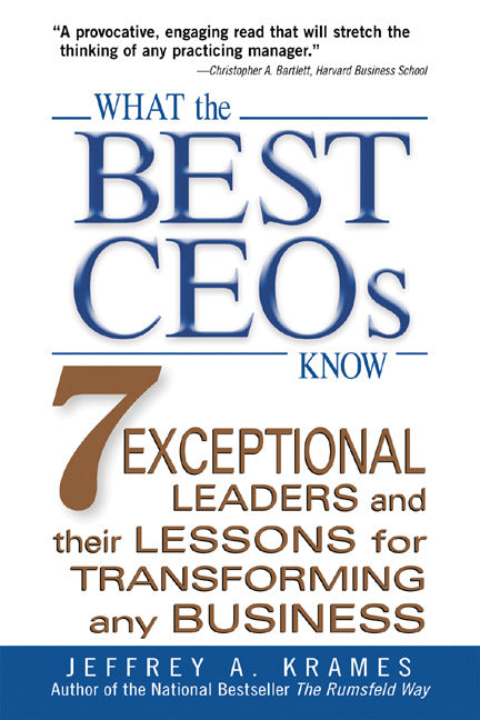 What The Best Ceos Know