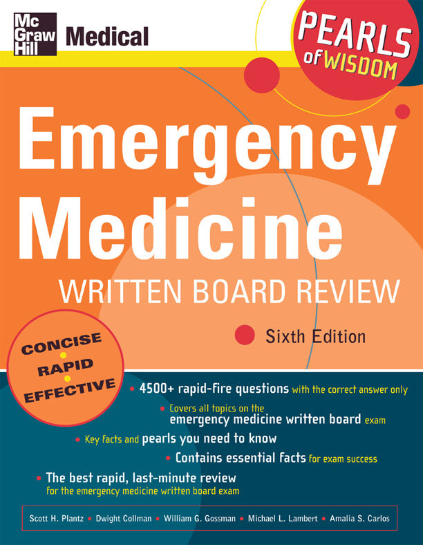 Emergency Medicine Written Board Review Pearls Of Wisdom Sixth Edition 6e