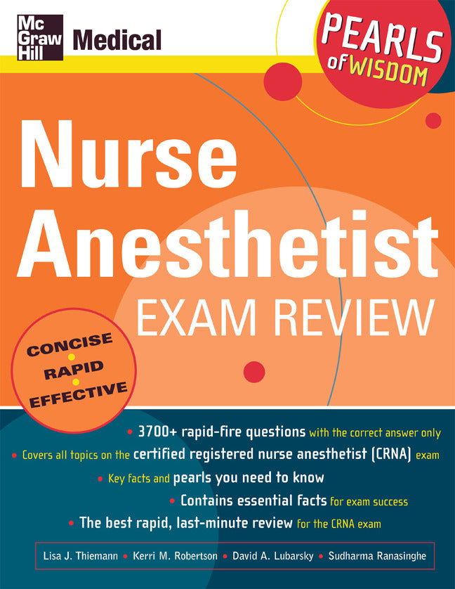 Nurse Anesthetist Exam Review Pearls Of Wisdom