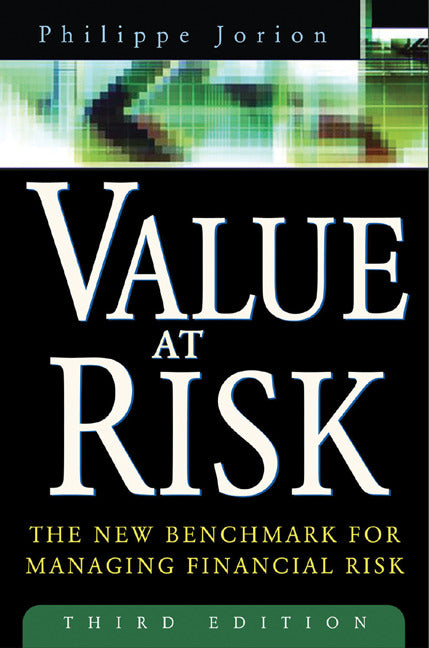 Value At Risk 3rd Ed. 3e