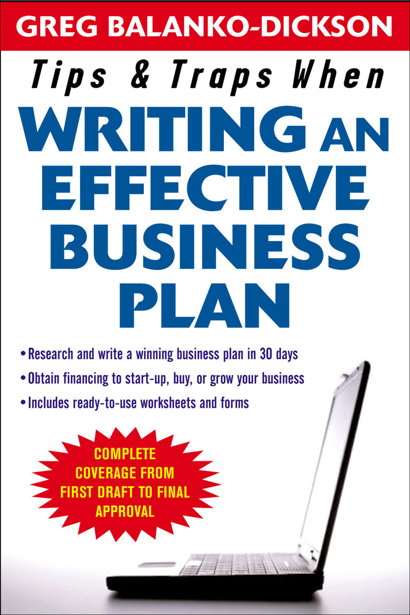Tips & Traps For Writing An Effective Business Plan