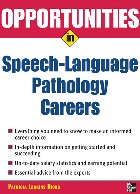 Opportunities In Speech Language Pathology
