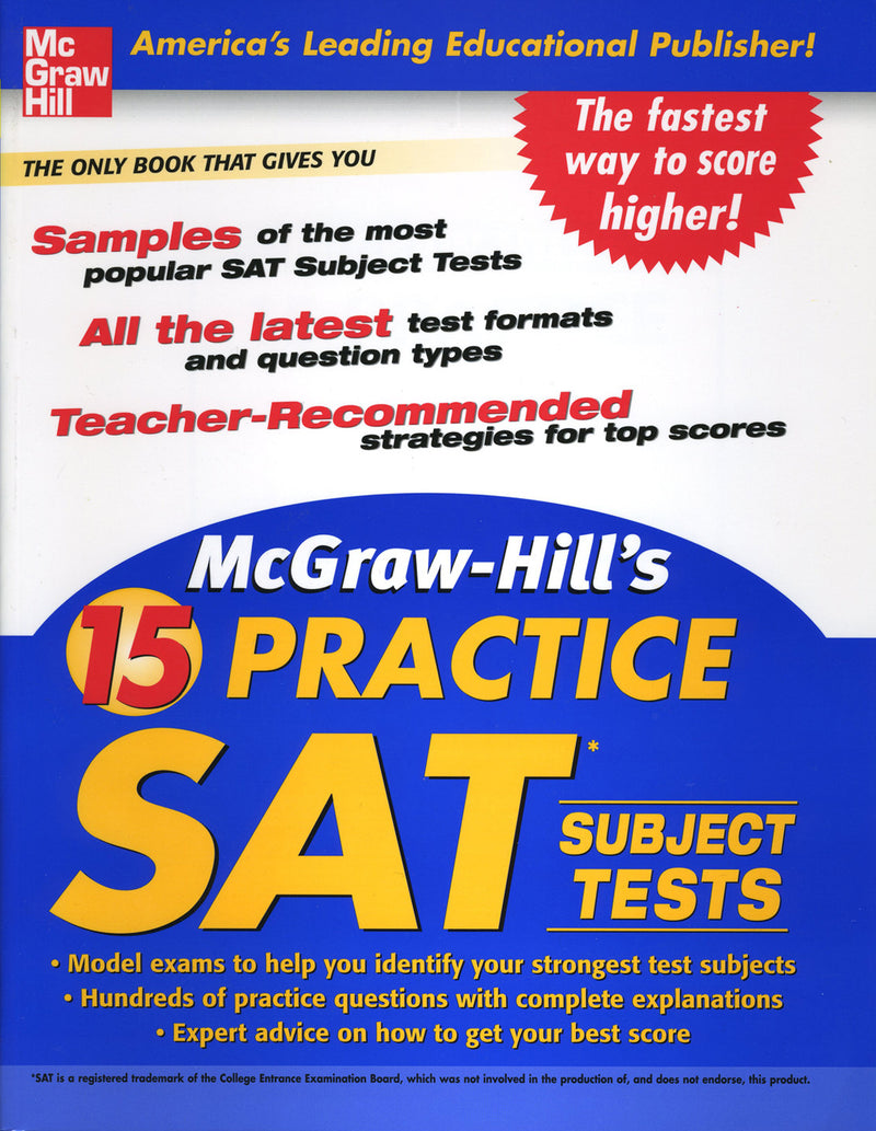 Mcgraw Hills 15 Practice Sat Subject Tests