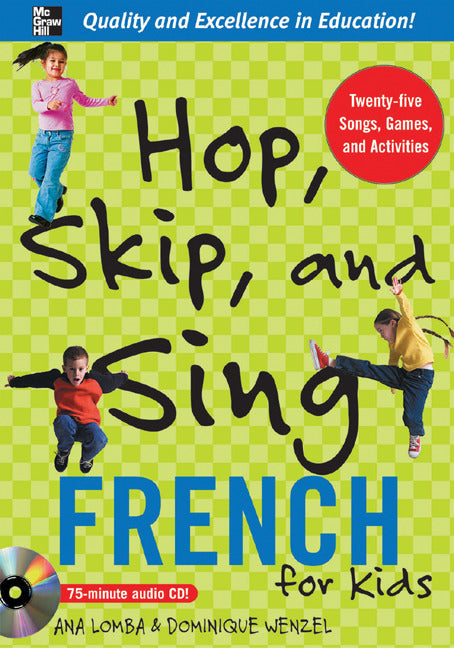 Hop Skip & Sing French Book + Audio Cd