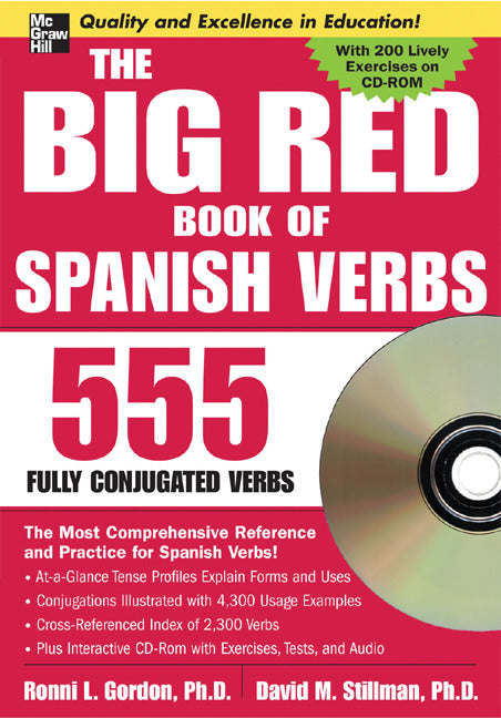 The Big Red Book Of Spanish Verbs Book W Cd Rom
