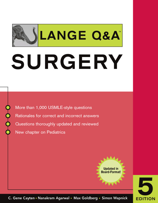 Lange Q&A Surgery Fifth Edition 5e