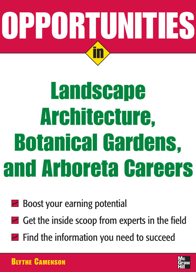Opportunities In Landscape Architecture Botanical Gardens & Arboreta Careers