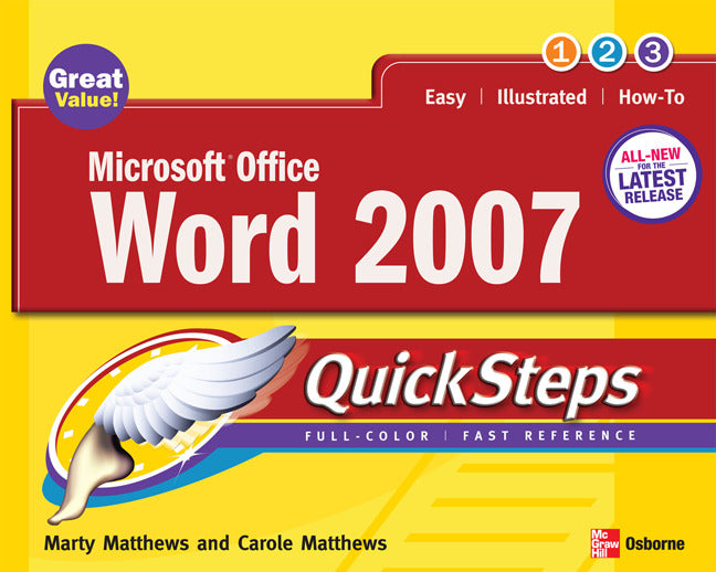 Microsoft Office Word 2007 Quicksteps