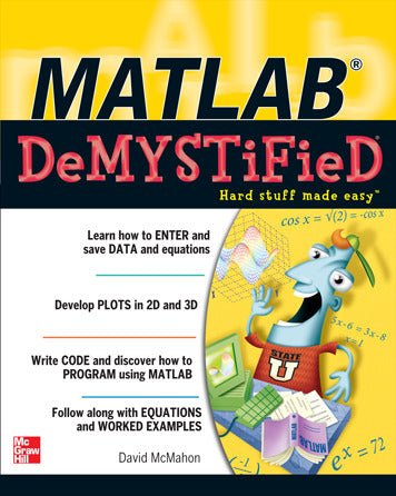 Matlab Demystified