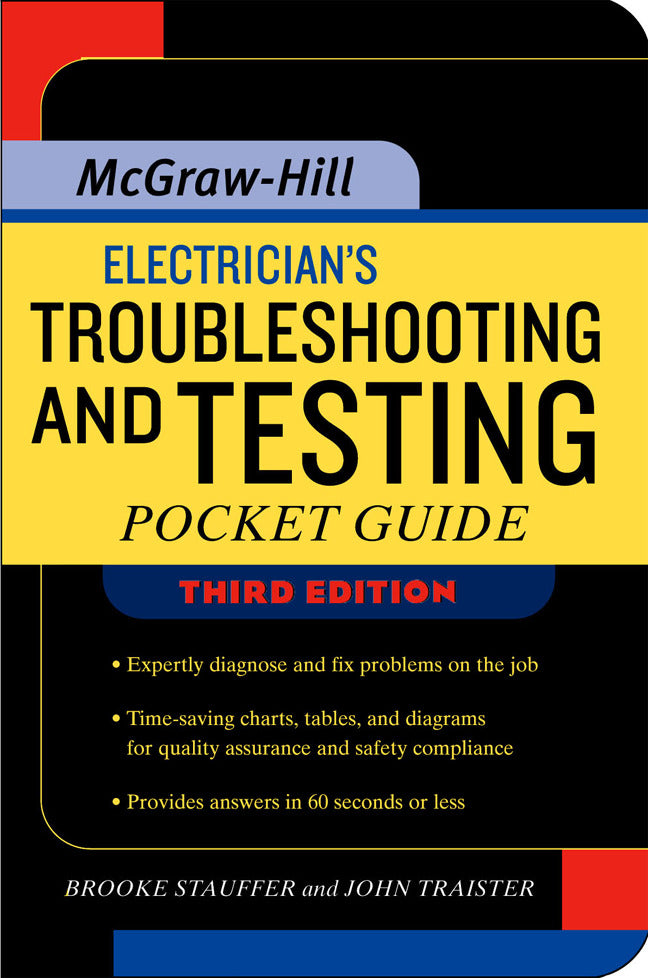 Electricians Troubleshooting & Testing Pocket Guide Third Edition 3e
