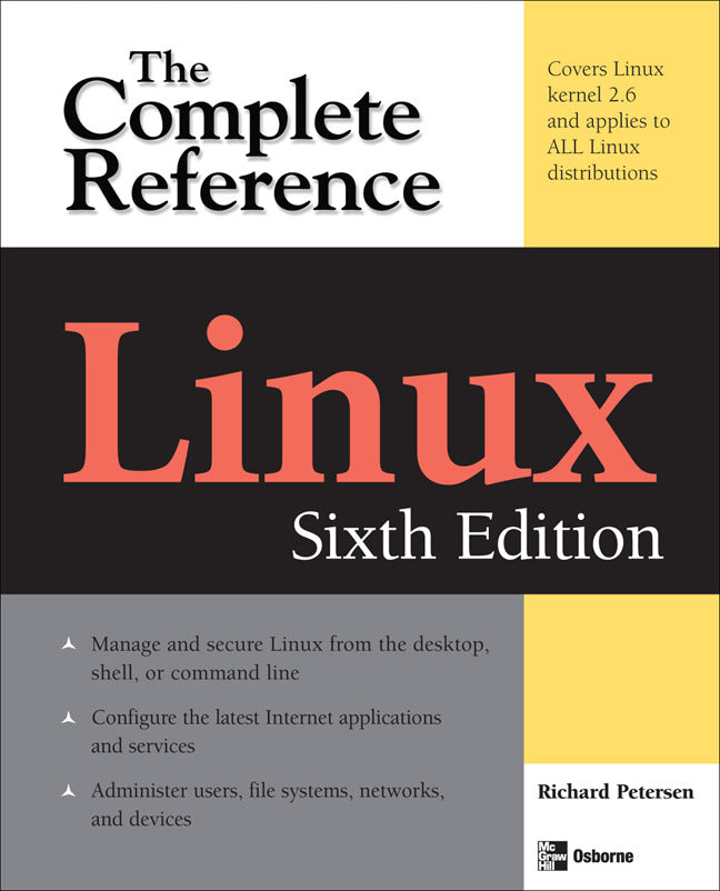 Linux The Complete Reference Sixth Edition 6e