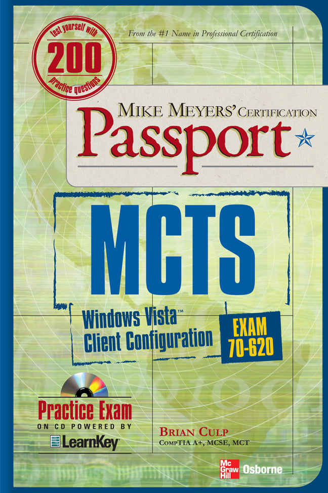 Mcts Windows Vista Client Configuration Passport Exam 70 620 2e