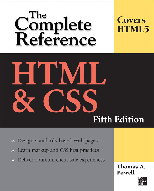 Html & Css The Complete Reference Fifth Edition 5e