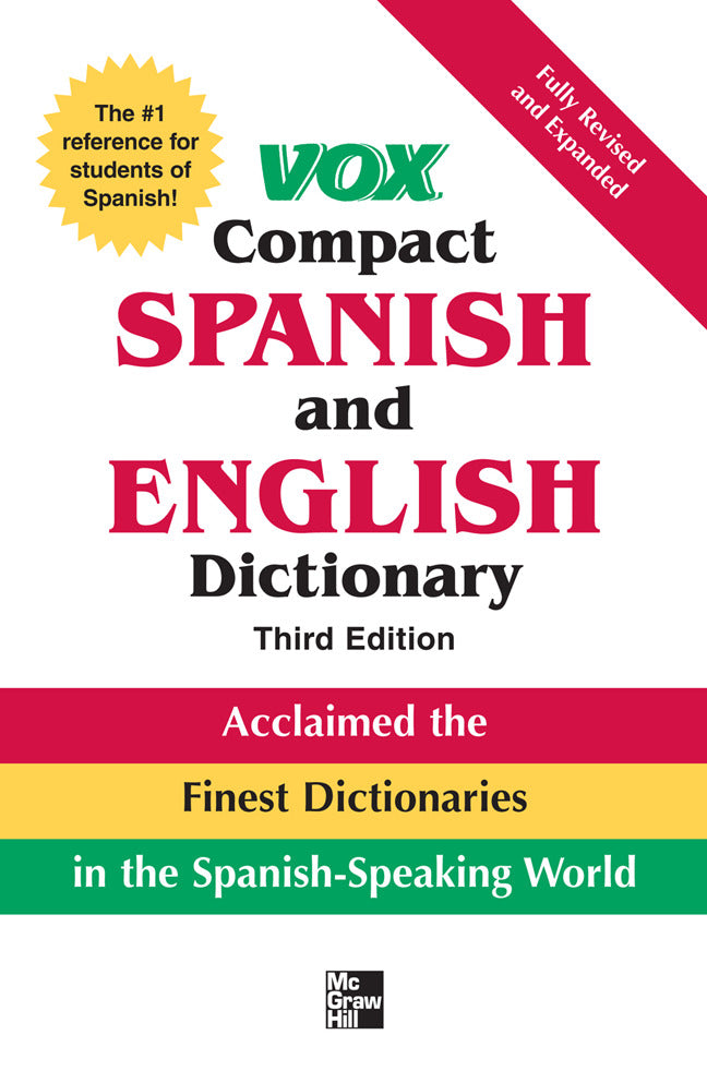 Vox Compact Spanish & English Dictionary 3e Vinyl 3e