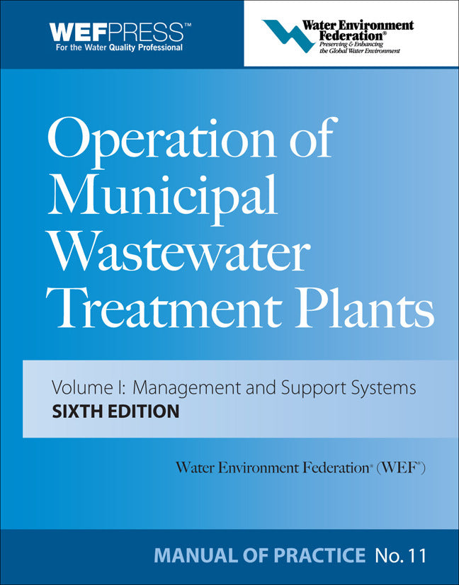 Operation Of Municipal Wastewater Treatment Plants 6e