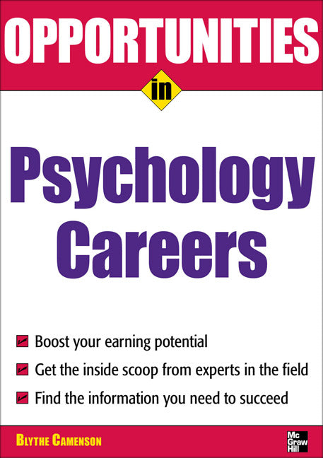 Opportunities In Psychology Careers 3e