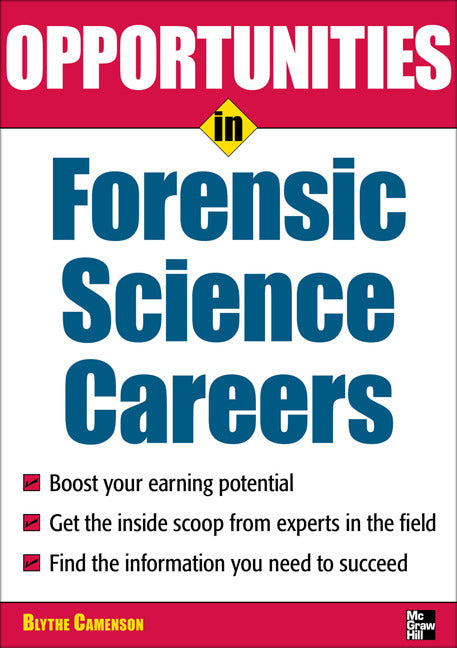 Opportunities In Forensic Science 2e