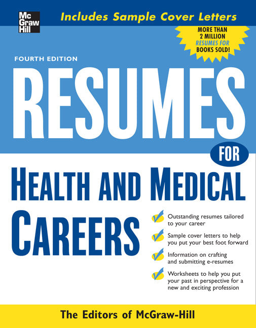 Resumes For Health & Medical Careers 4e