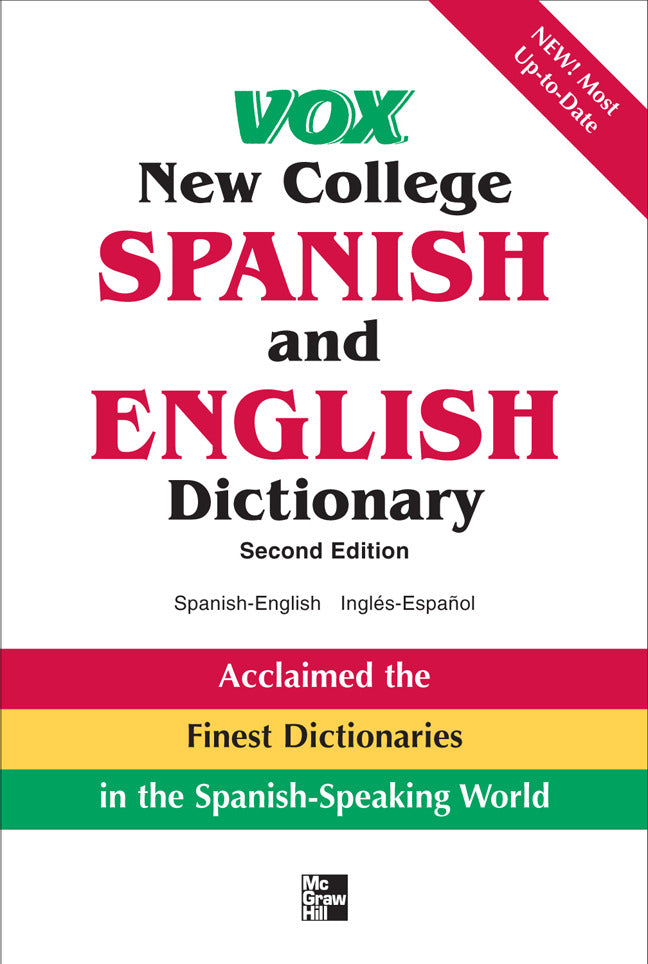 Vox New College Spanish & English Dictionary 2e